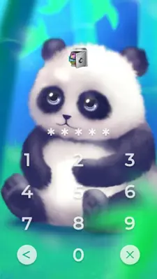 AppLock Live Theme Panda android App screenshot 0